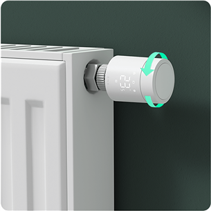 Aqara Radiator Thermostat W600, balta - Viedais radiatora termostats