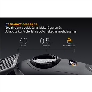 Braun Series 5, melna - Bārdas trimmeris