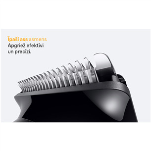 Braun Series 5, melna - Bārdas trimmeris