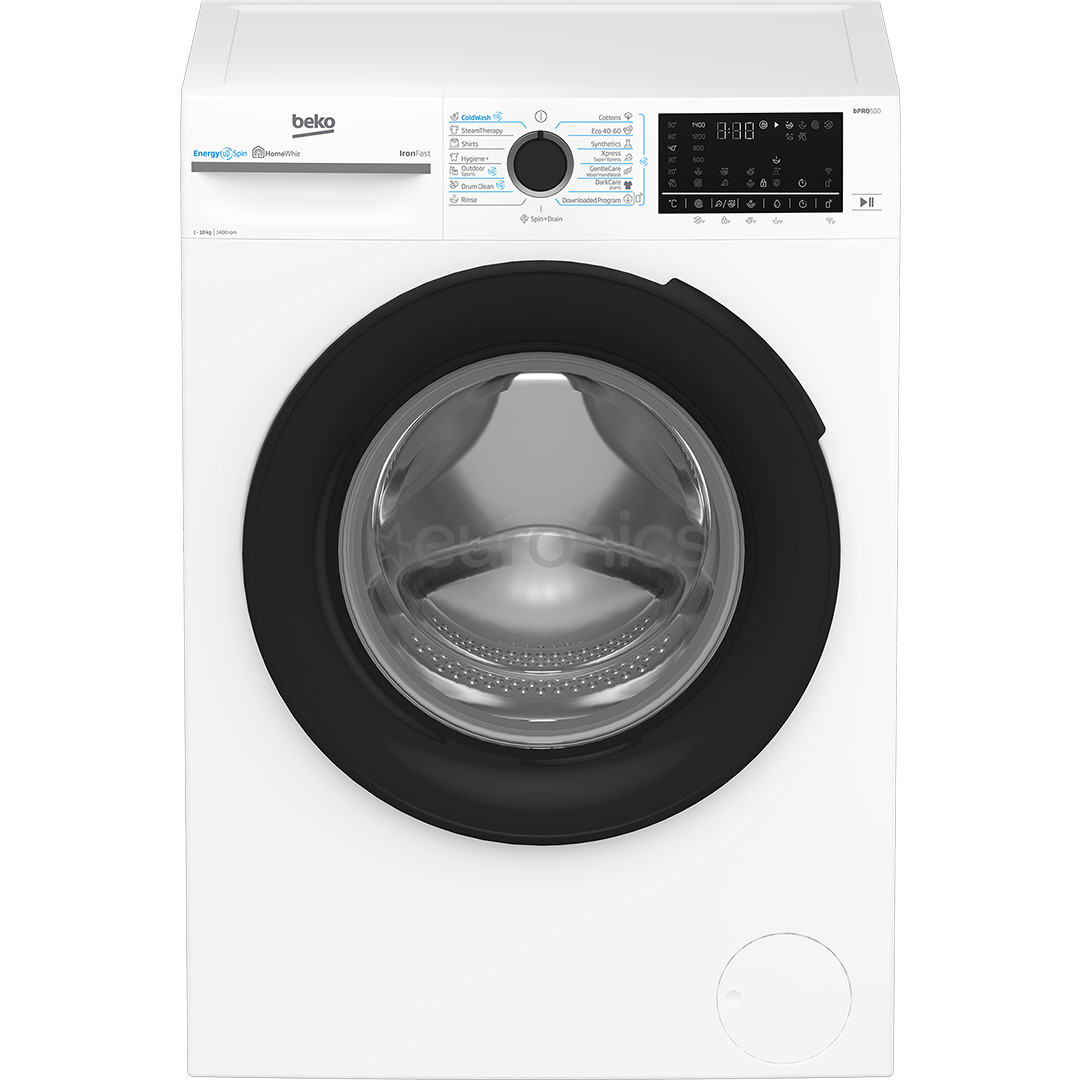 Beko, 10 kg, dziļums 58 cm, 1400 apgr/min. - Veļas mazgājamā mašīna ar priekšējo ielādi