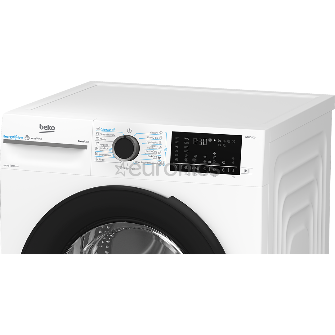 Beko, 10 kg, depth 58 cm, 1400 rpm- Front load washing machine