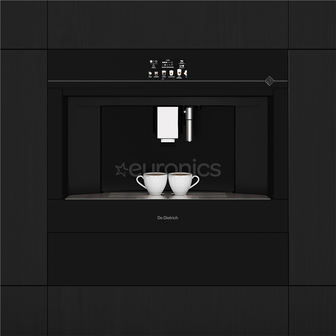 De Dietrich, black - Built-in espresso machine