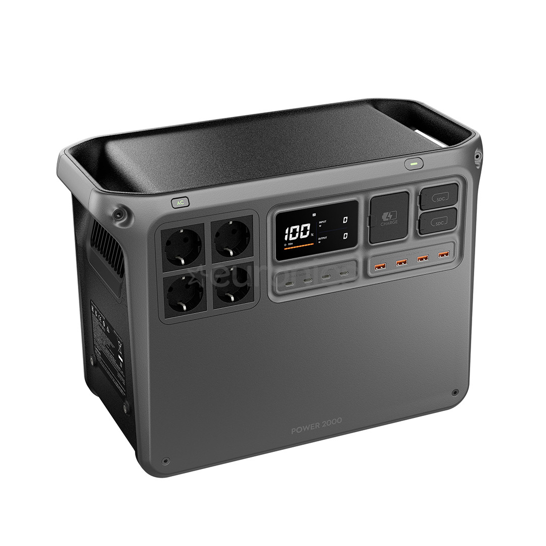Dji Power 2000, 2048 Wh, pelēka - Pārnēsājama spēkstacija