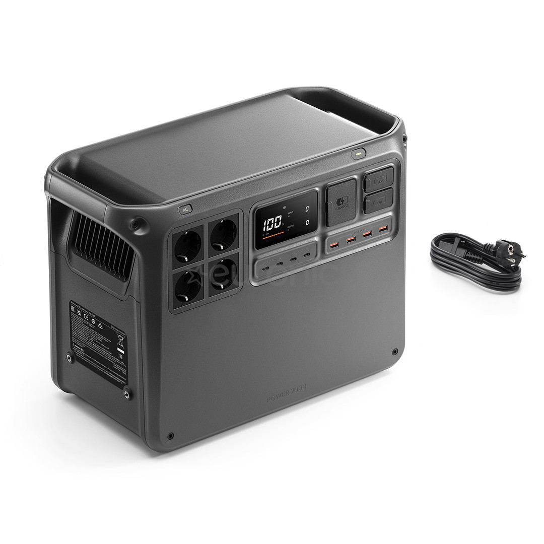 Dji Power 2000, 2048 Wh, pelēka - Pārnēsājama spēkstacija