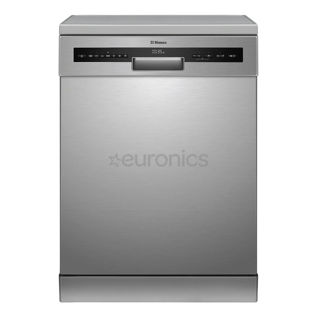 Hansa, 14 komplekti, platums 60 cm, nerūsējošā tērauda - Brīvi stāvoša trauku mazgājamā mašīna