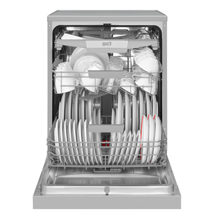 Hansa, 14 place settings, width 60 cm, inox - Free standing dishwasher