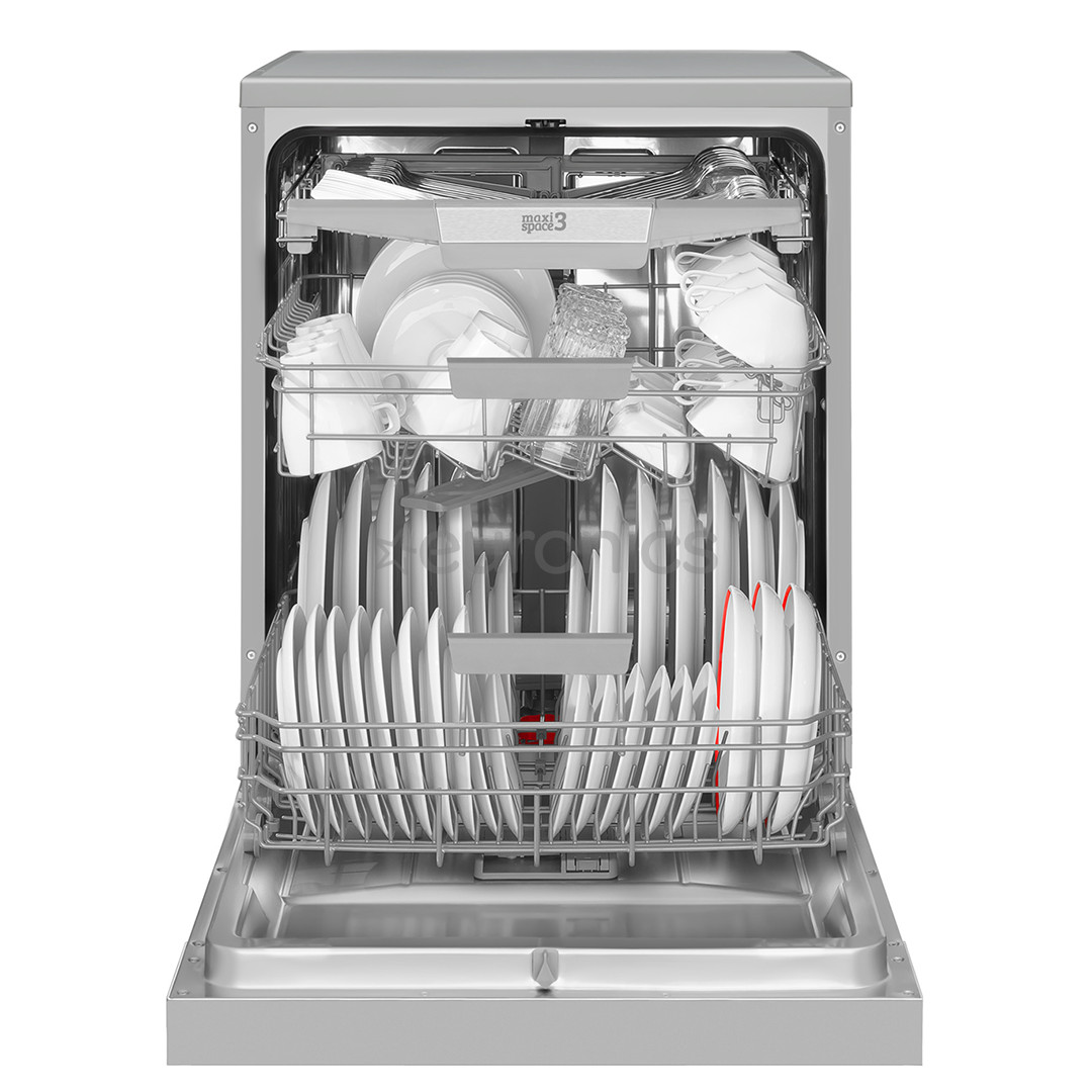 Hansa, 14 komplekti, platums 60 cm, nerūsējošā tērauda - Brīvi stāvoša trauku mazgājamā mašīna