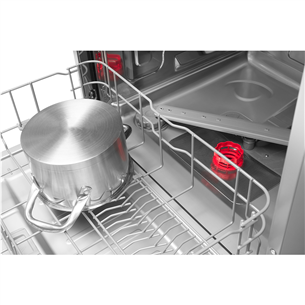 Hansa, 14 place settings, width 60 cm, inox - Free standing dishwasher