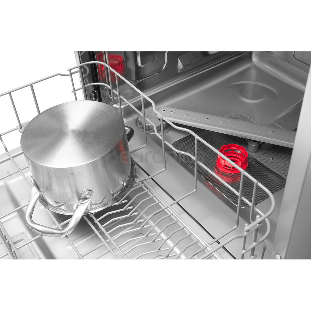 Hansa, 14 place settings, width 60 cm, inox - Free standing dishwasher