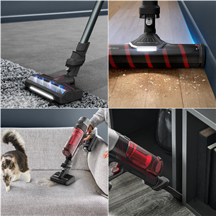 Tefal X-Force Flex 9.60 Complete, red/grey - Cordless vacuum cleaner