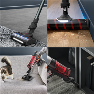 Tefal X-Force Flex 9.60 Complete, red/grey - Cordless vacuum cleaner