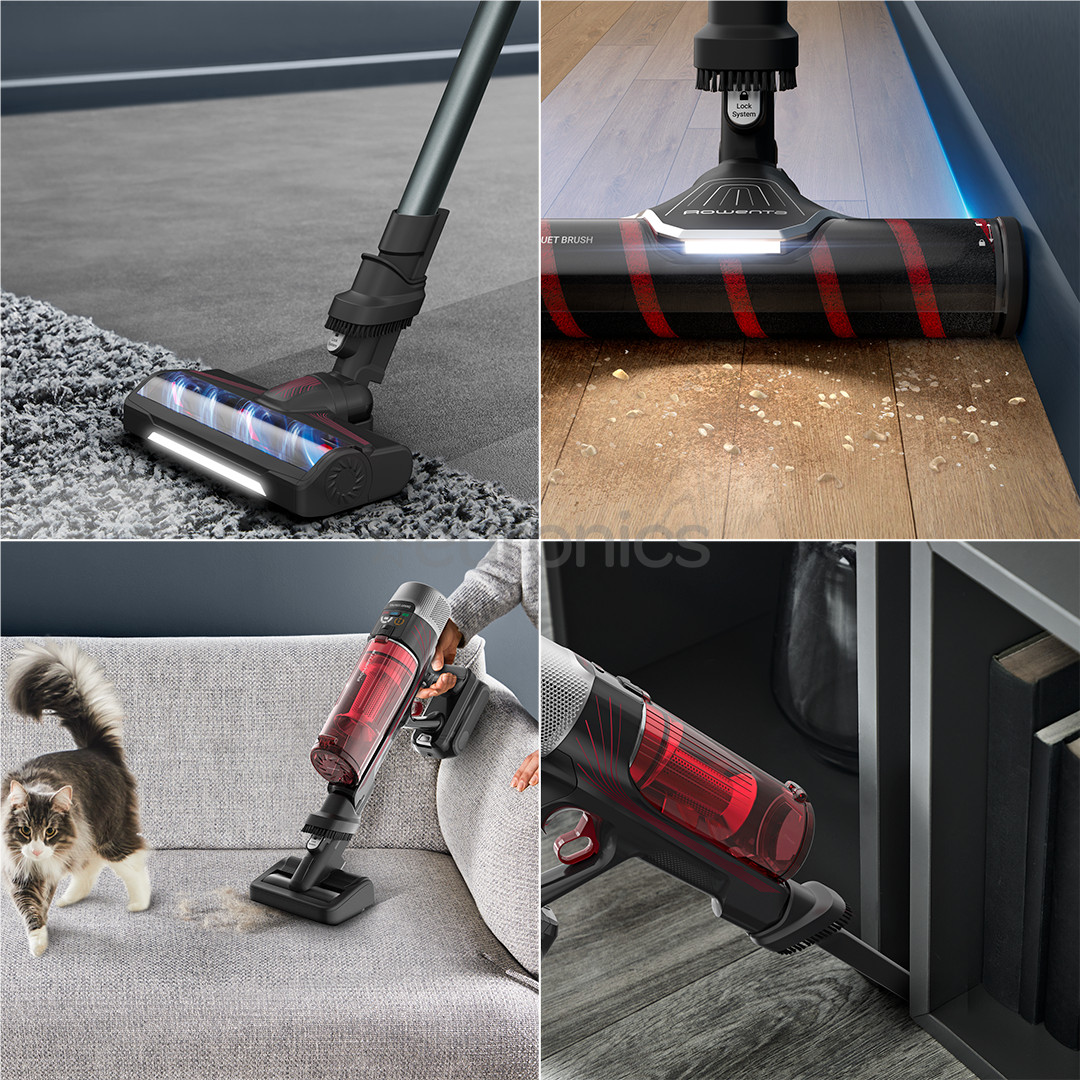 Tefal X-Force Flex 9.60 Complete, red/grey - Cordless vacuum cleaner