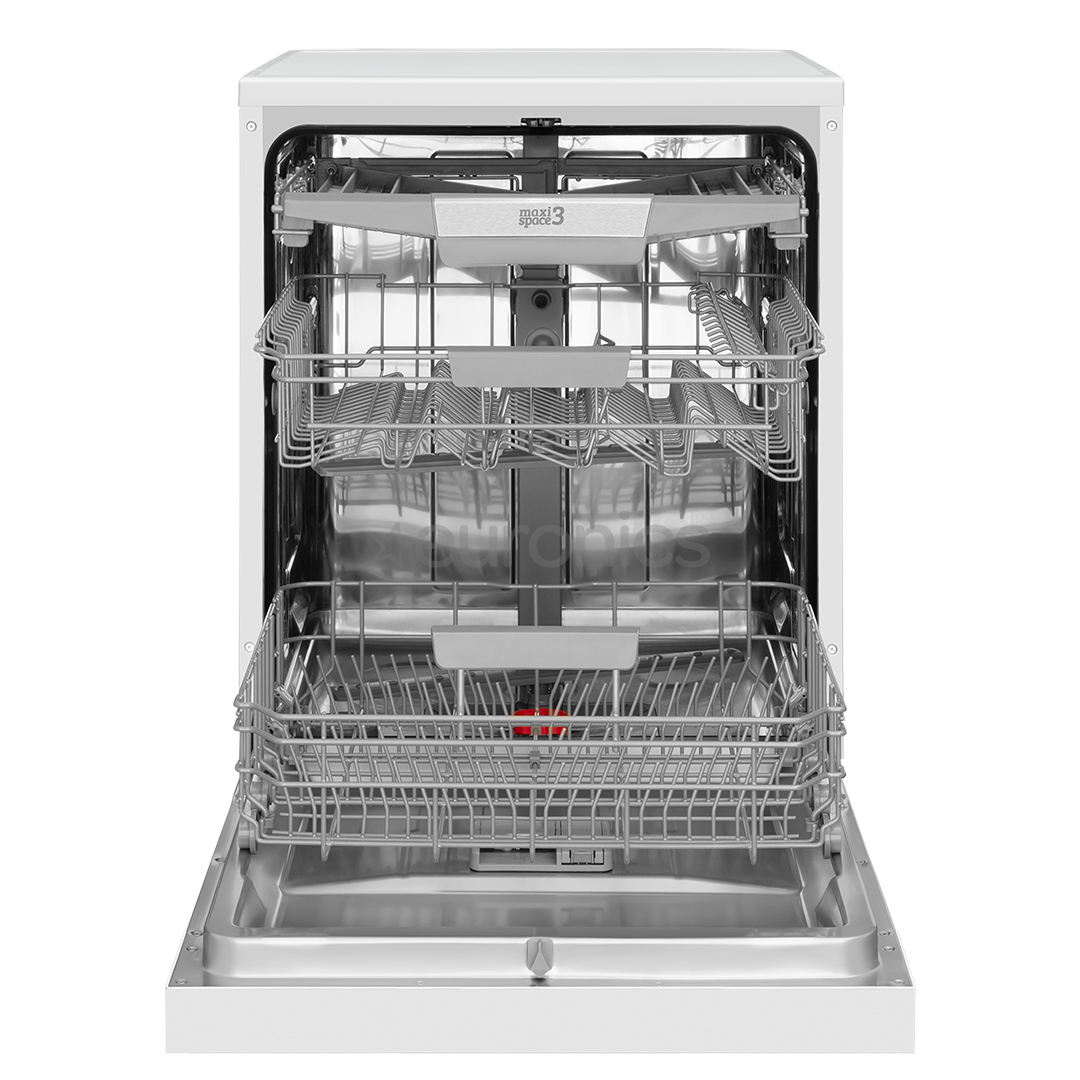 Hansa, 14 place settings, width 60 cm, white - Free standing dishwasher