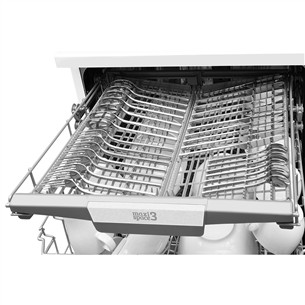 Hansa, 14 komplekti, platums 60 cm, balta - Brīvi stāvoša trauku mazgājamā mašīna