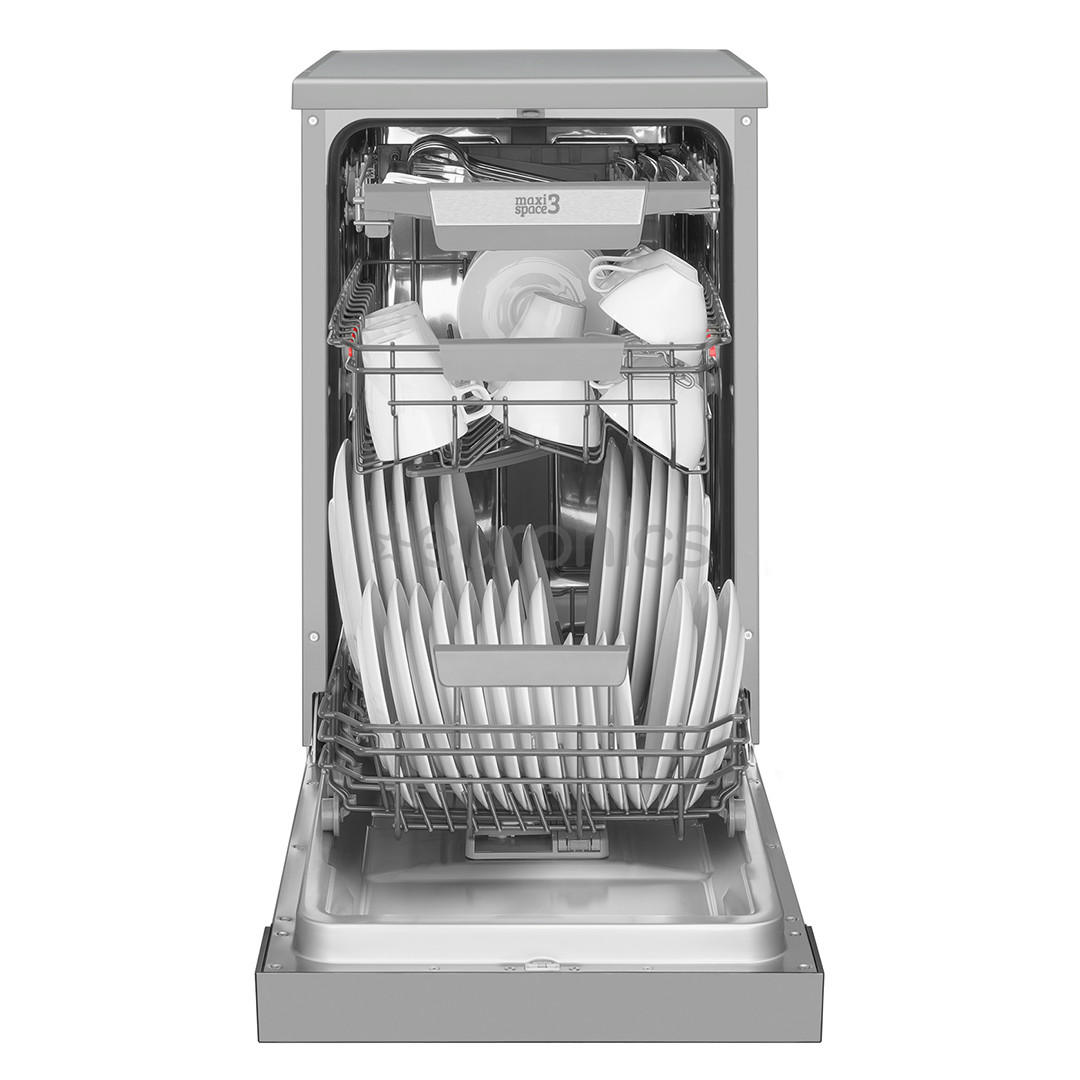 Hansa, 10 комплектов посуды, ширина 44,8 см, нерж. сталь - Отдельностоящая посудомоечная машина