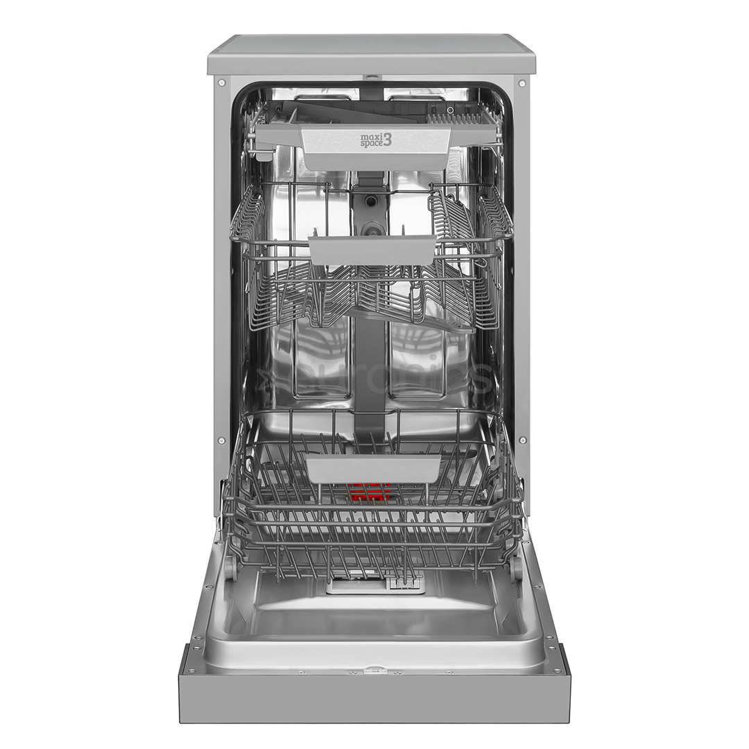 Hansa, 10 place settings, width 44.8 cm, inox - Free standing dishwasher