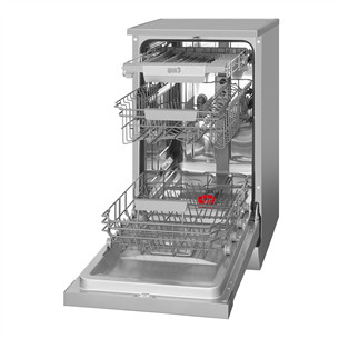 Hansa, 10 комплектов посуды, ширина 44,8 см, нерж. сталь - Отдельностоящая посудомоечная машина