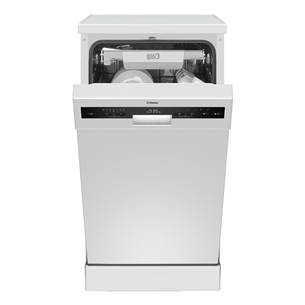 Hansa, 10 place settings, width 44.8 cm, white - Free standing dishwasher