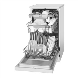 Hansa, 10 komplekti, platums 44.8 cm, balta - Brīvi stāvoša trauku mazgājamā mašīna