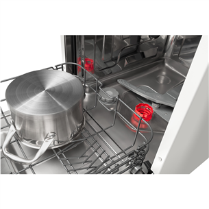 Hansa, 10 place settings, width 44.8 cm, white - Free standing dishwasher