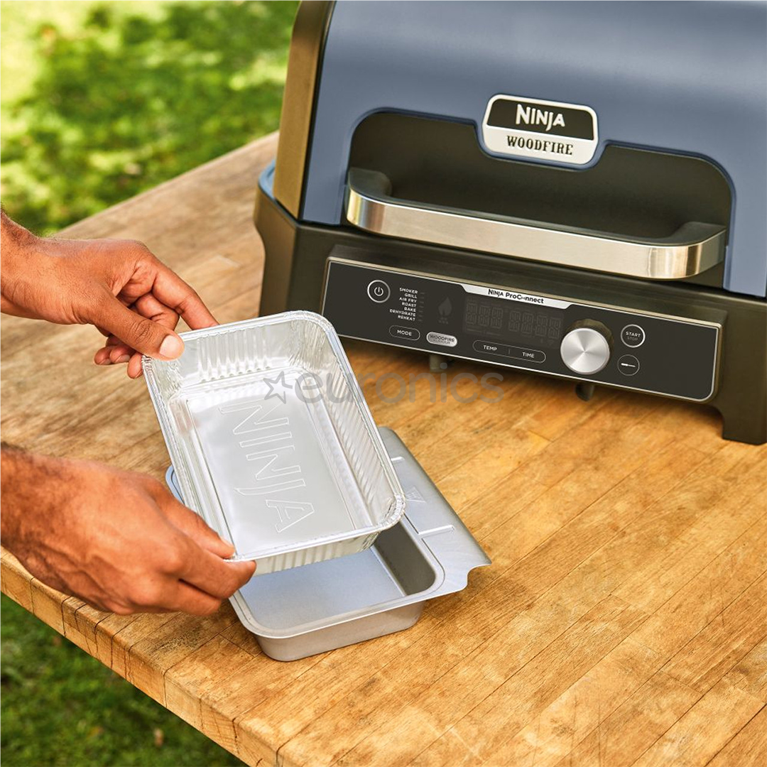 Ninja Woodfire XL, 10 gab. - Lieli folijas ieliktņi grilam
