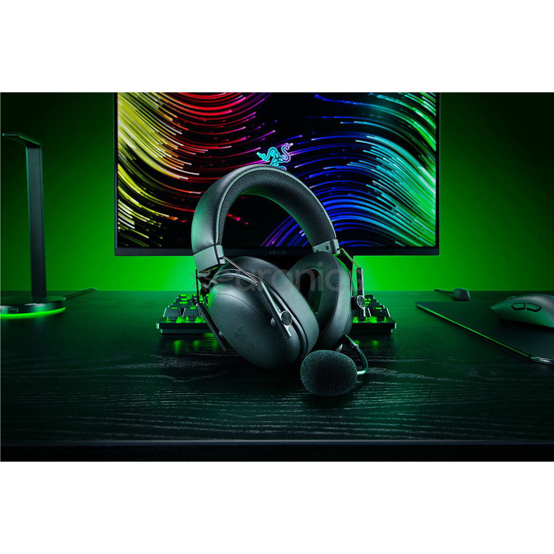 Razer Blackshark V3, melna - Bezvadu austiņas ar mikrofonu
