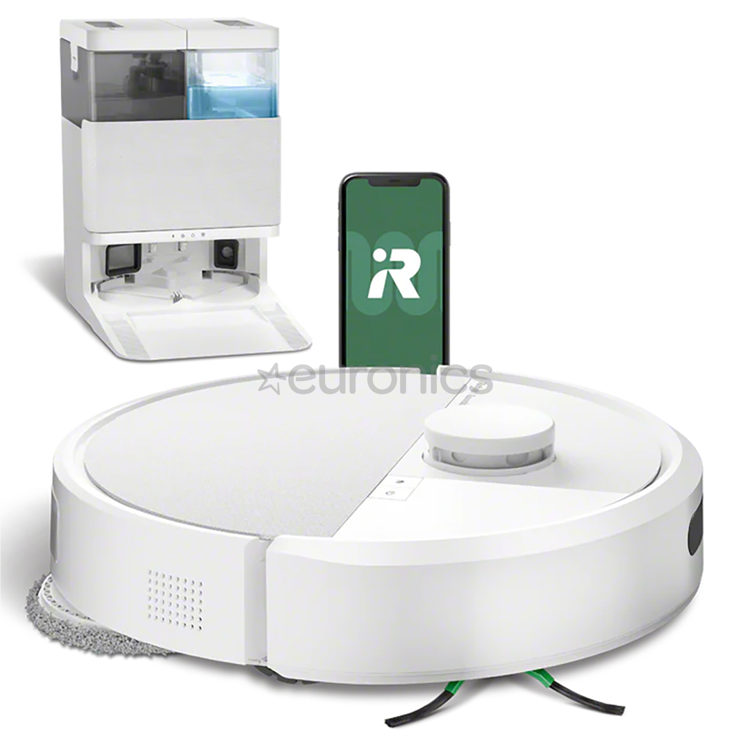 iRobot Roomba® Plus 405 Combo, Wet & Dry, white - Robot vacuum cleaner