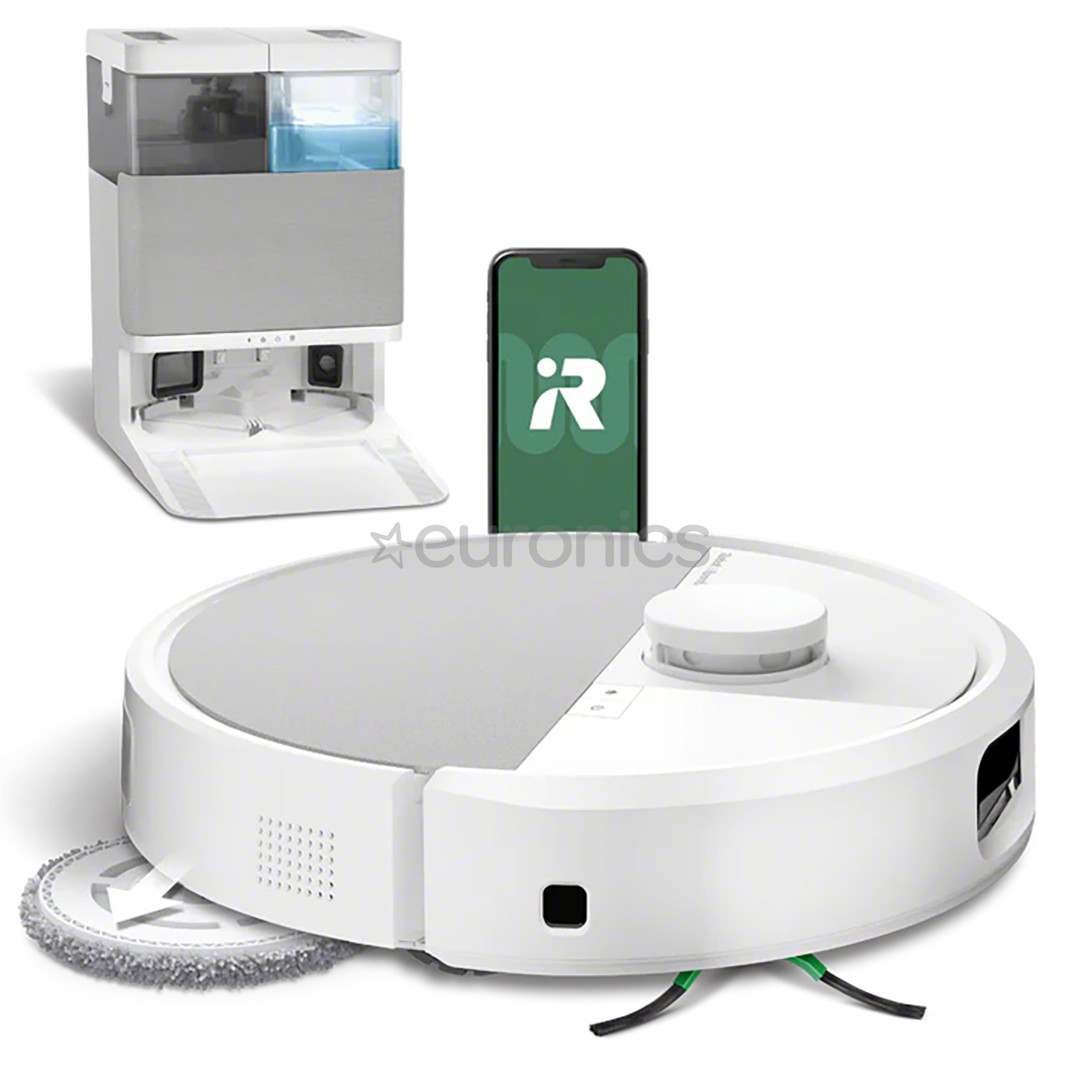 iRobot Roomba® Plus 505 Combo, Wet & Dry, white - Robot vacuum cleaner