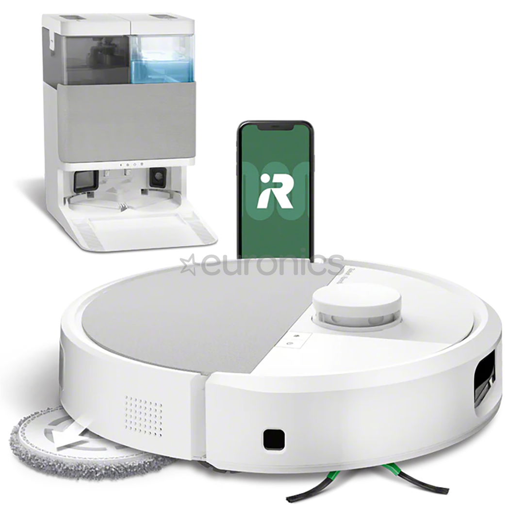 iRobot Roomba® Plus 505 Combo, Wet & Dry, white - Robot vacuum cleaner
