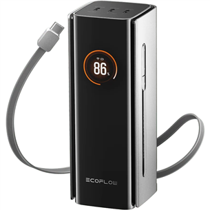 EcoFlow RAPID Pro Power Bank, 20000 mAh, black/grey - Power bank 5019301002