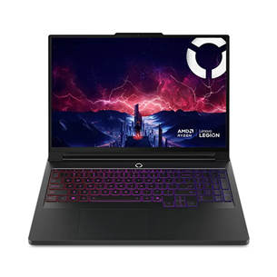 Lenovo Legion Pro 7 Gen 10, 16'', WQXGA, OLED, 240 Hz, Ryzen 9, 64 GB, 2 TB, RTX 5080, ENG, eclipse black - Notebook 83RU000SNT