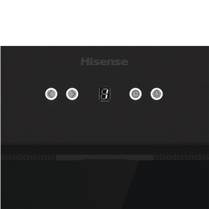 Hisense, 660 mм³/ч, ширина 60 см, черный - Интегрируемая вытяжка