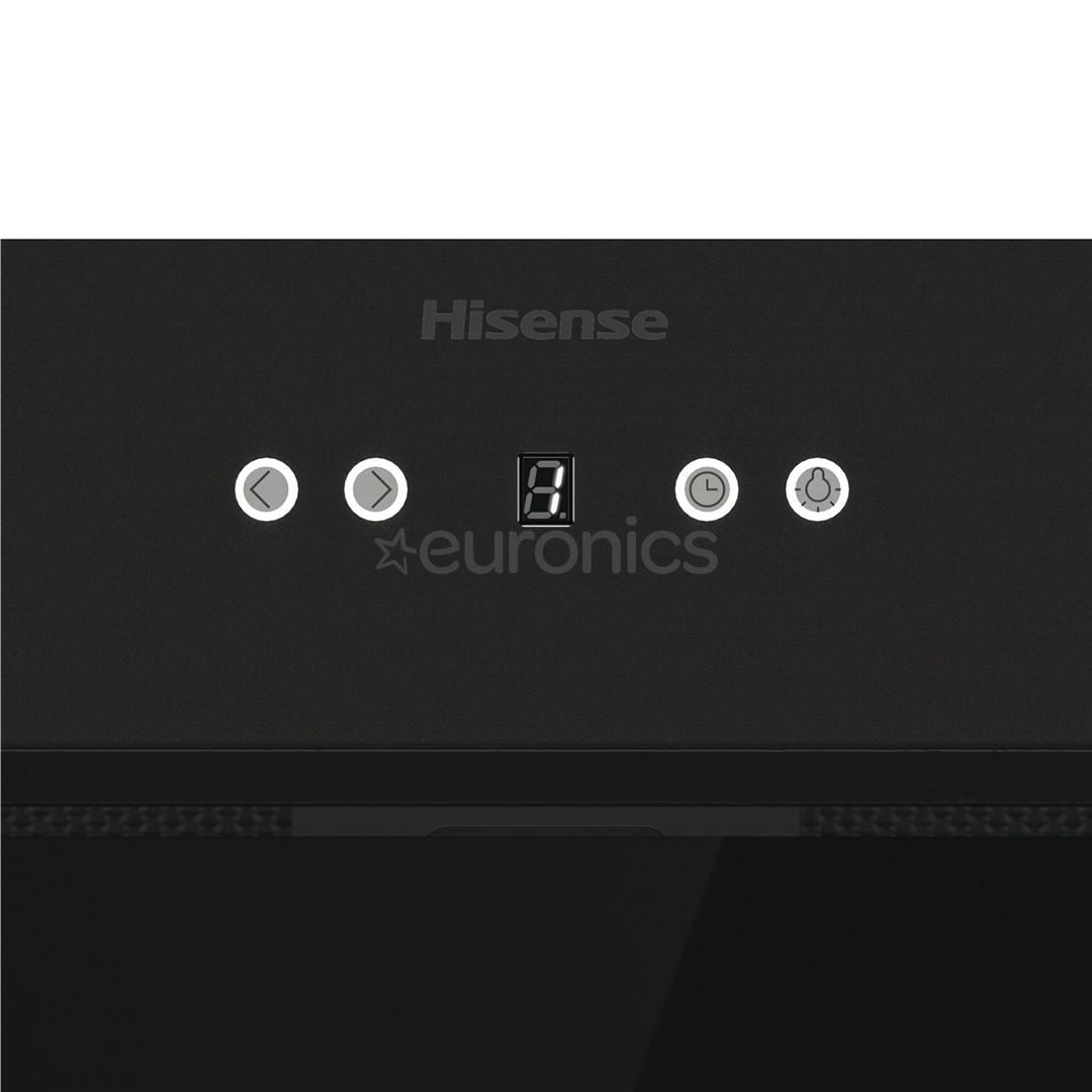 Hisense, 660 mм³/ч, ширина 60 см, черный - Интегрируемая вытяжка