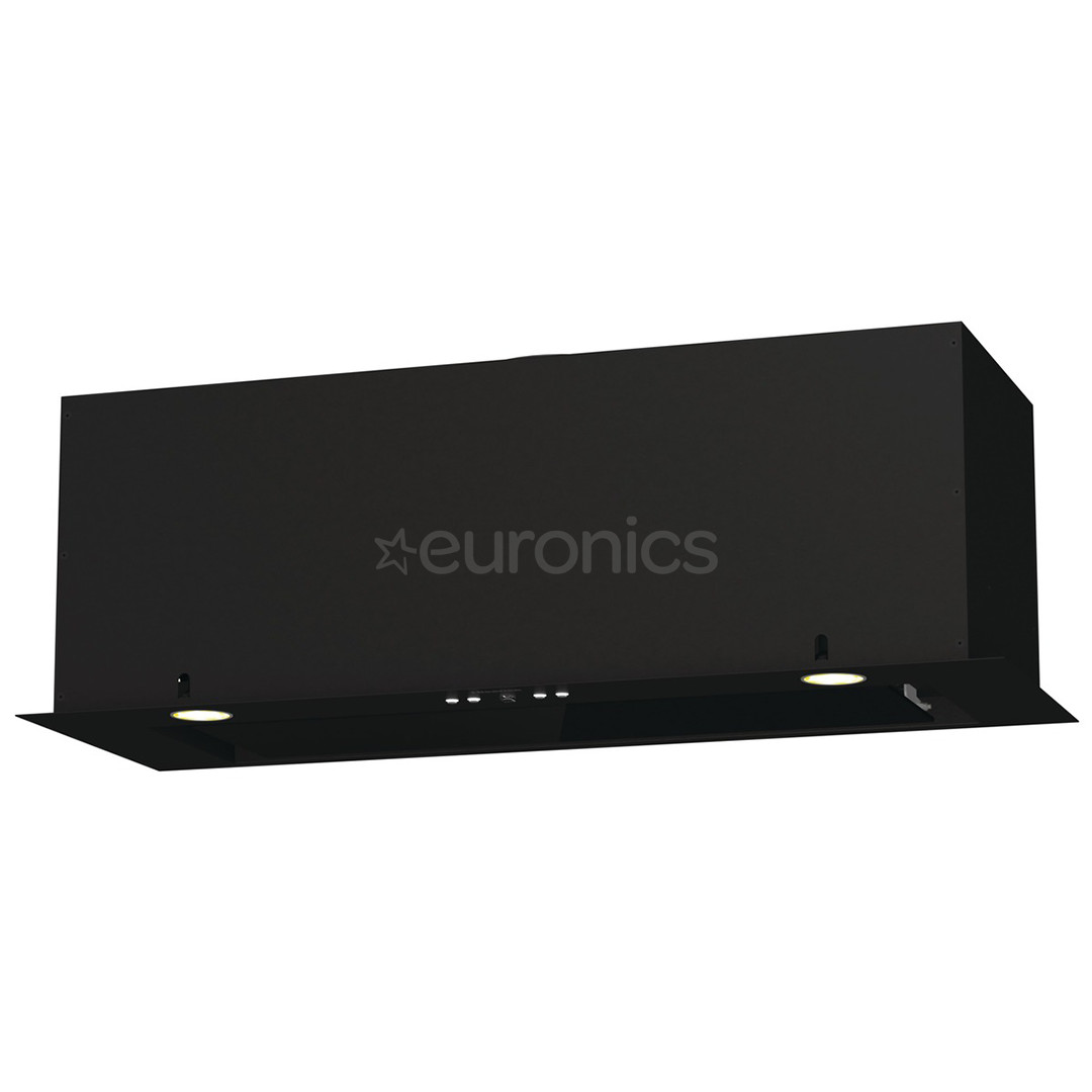 Hisense, 660 m³/h, width 80 cm, black - Built-in cooker hood