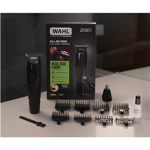 Wahl All-In-One, melna - Trimmeris ķermenim