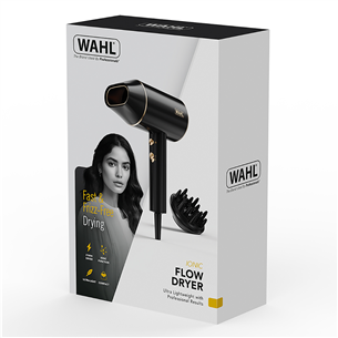 Wahl Ionic Flow, 2100 W, melna - Matu fēns