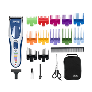 Wahl Color Pro Cordless, balta/zila - Matu griežamā mašīna 09649-016