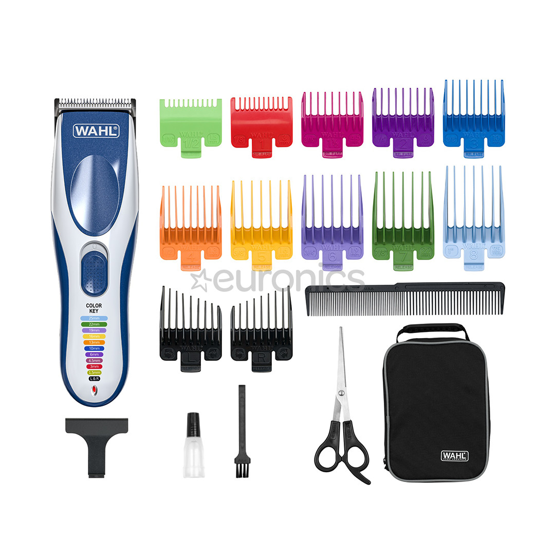 Wahl Color Pro Cordless, white/blue - Hair clipper