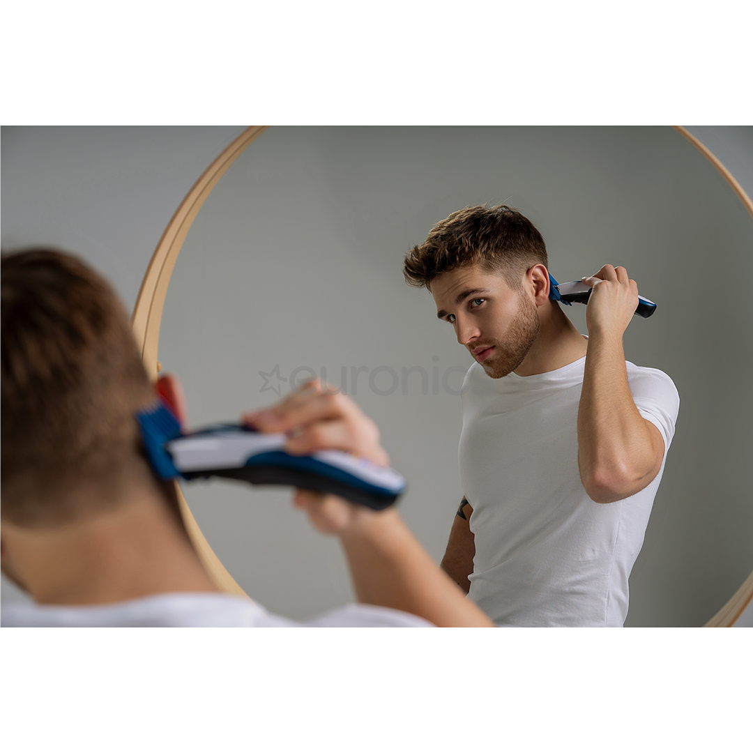 Wahl Color Pro Cordless, balta/zila - Matu griežamā mašīna