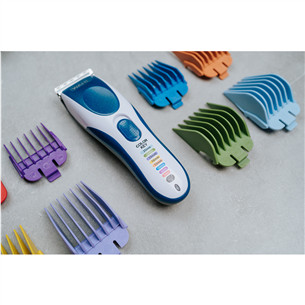 Wahl Color Pro Cordless, white/blue - Hair clipper