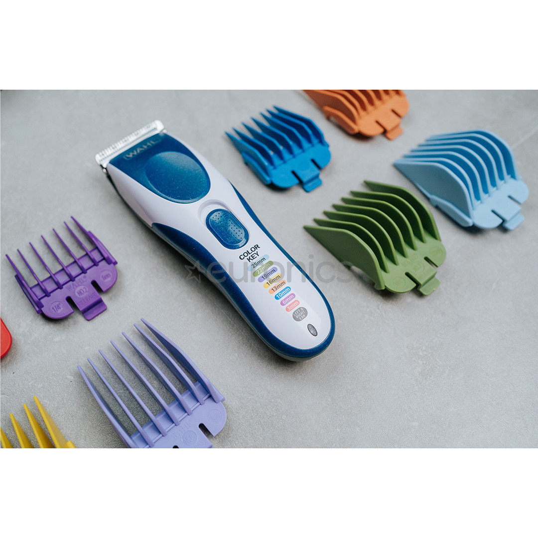 Wahl Color Pro Cordless, white/blue - Hair clipper