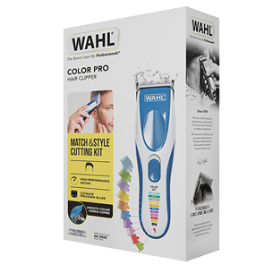 Wahl Color Pro Cordless, balta/zila - Matu griežamā mašīna