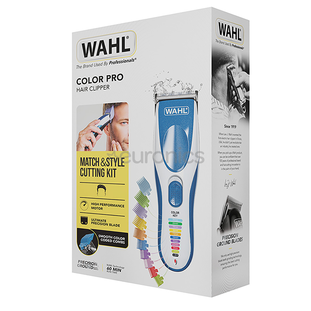 Wahl Color Pro Cordless, white/blue - Hair clipper