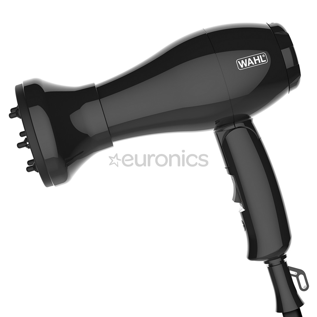 Wahl, 1000 Вт, черный - Дорожный фен