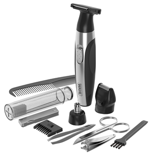 Wahl Travel Kit Delux, melna/pelēka - Trimmeru komplekts 05604-616