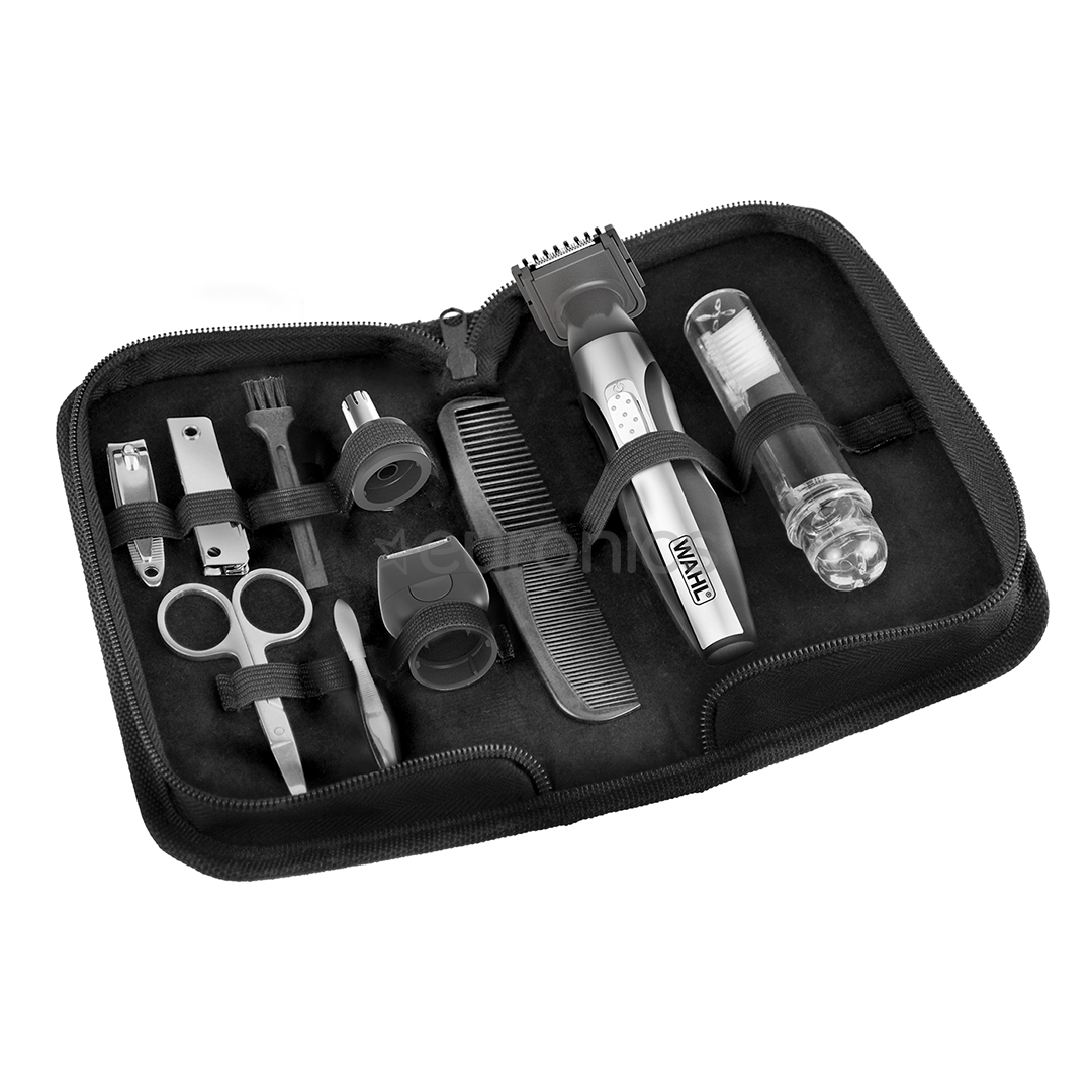 Wahl Travel Kit Delux, melna/pelēka - Trimmeru komplekts