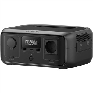 EcoFlow RIVER 3 UPS, 245Wh, melna - Pārnēsājama spēkstacija 5015001030