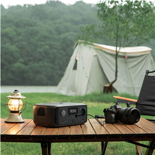 EcoFlow RIVER 3 UPS, 245Wh, melna - Pārnēsājama spēkstacija