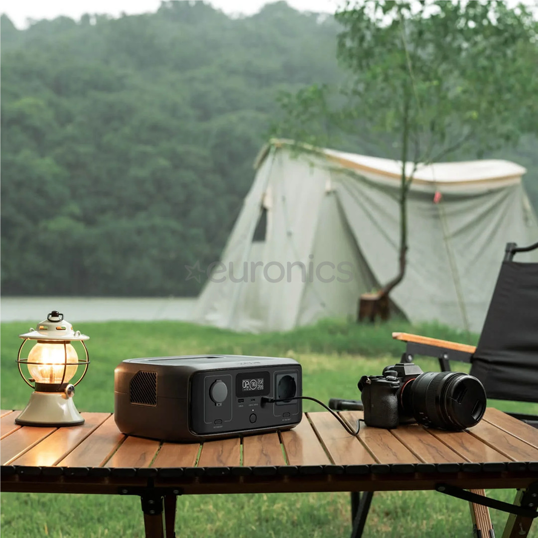 EcoFlow RIVER 3 UPS, 245Wh, melna - Pārnēsājama spēkstacija