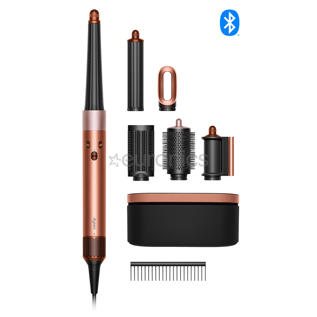 Dyson Airwrap i.d.™, Bluetooth®, 1300 W, Straight+Wavy, Amber silk - Airstyler